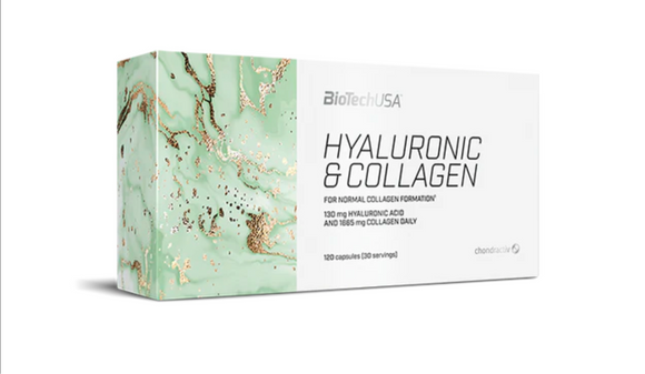 Hyaluronic & Collagen 120 caps BIOTECH USA