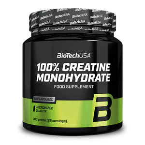 100% CRÉATINE MONOHYDRATE BIOTECH USA 300G