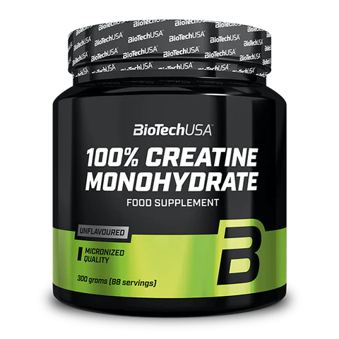 100% CRÉATINE MONOHYDRATE BIOTECH USA 300G
