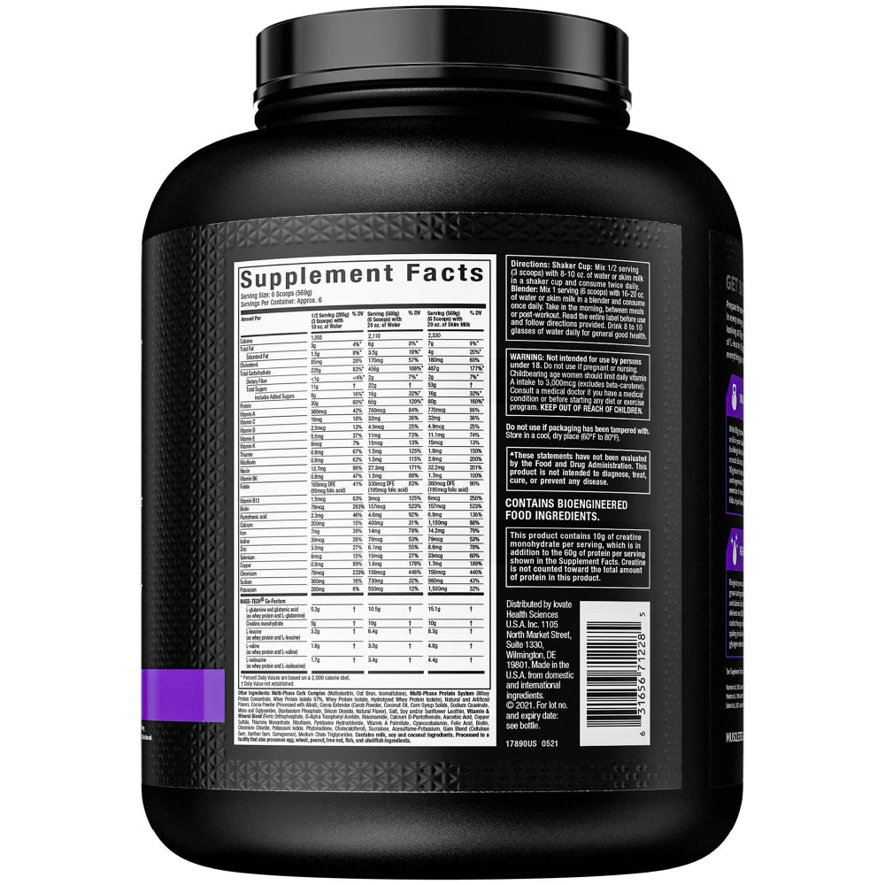 Mass Tech Extreme 2000 MuscleTech 2,72KG