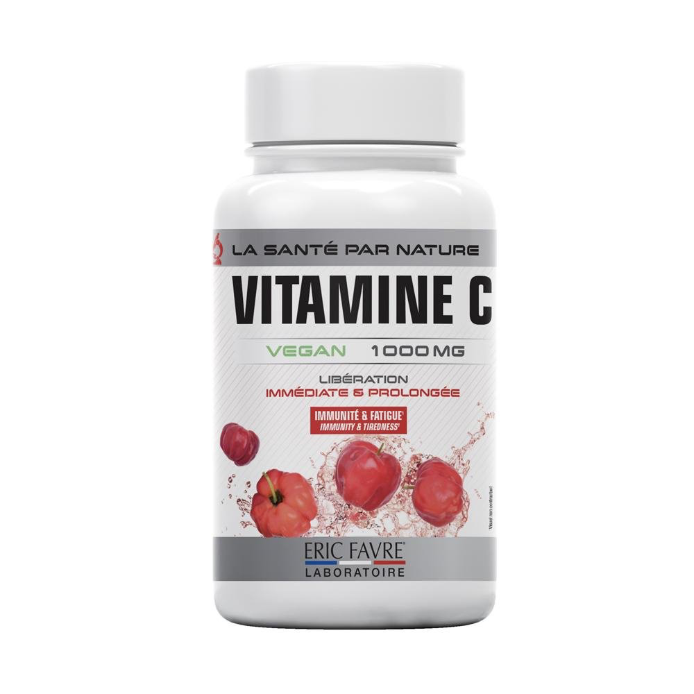 VITAMINE C VEGAN 1000mg 100caps Éric Favre