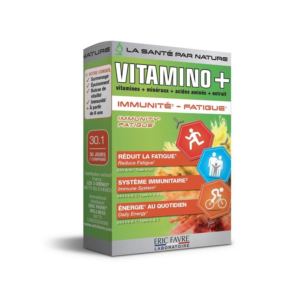 VITAMINO+ IMMUNITE FATIGUE 30 caps Éric Favre