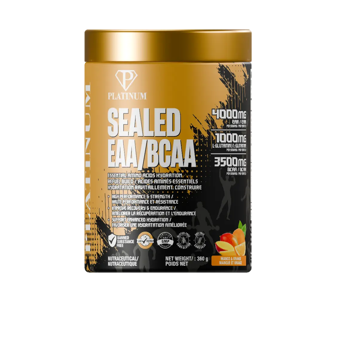 SEALED EAA & BCAA 360g Platinum