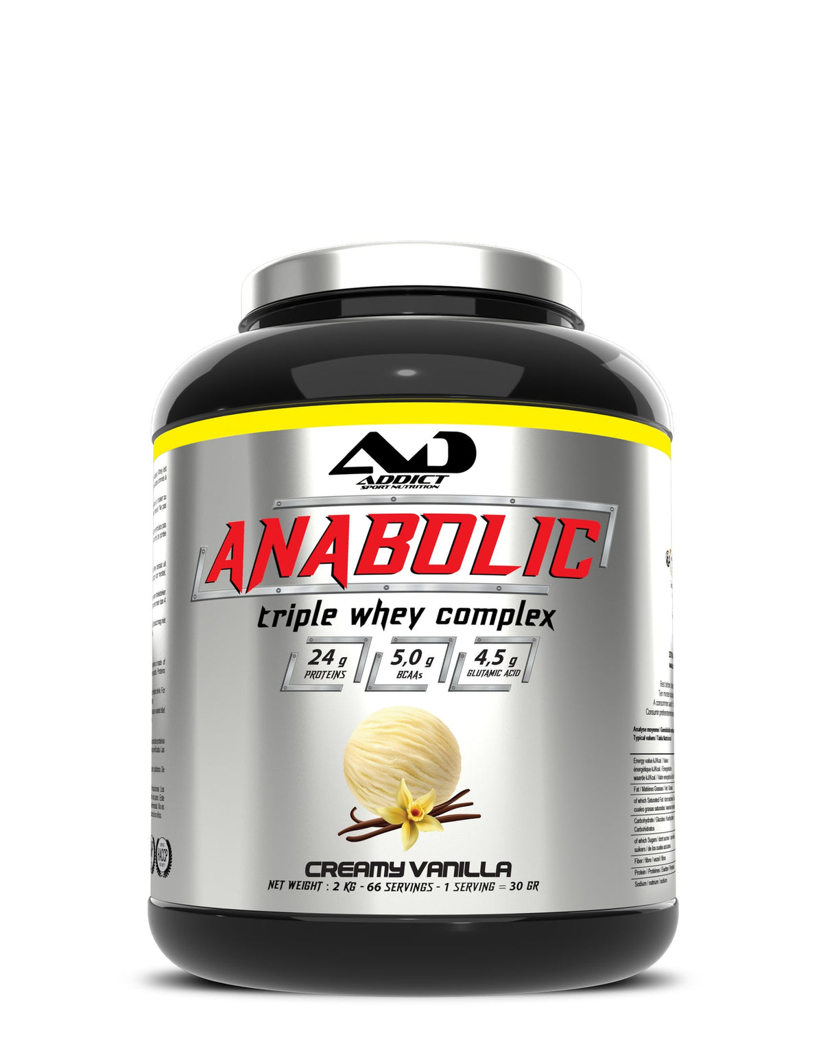ANABOLIC TRIPLE WHEY 1.8KG ADDICT SPORT NUTRITION