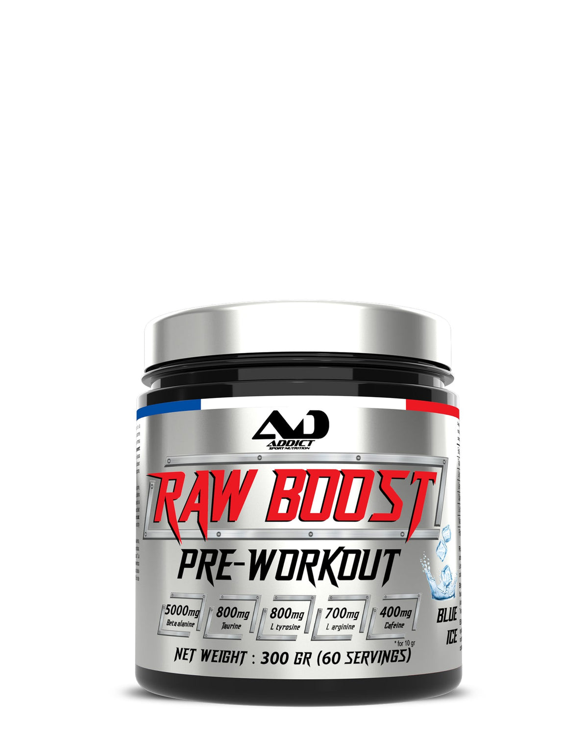 PRE WORKOUT RAW BOOST 300G ADDICT SPORT NUTRITION