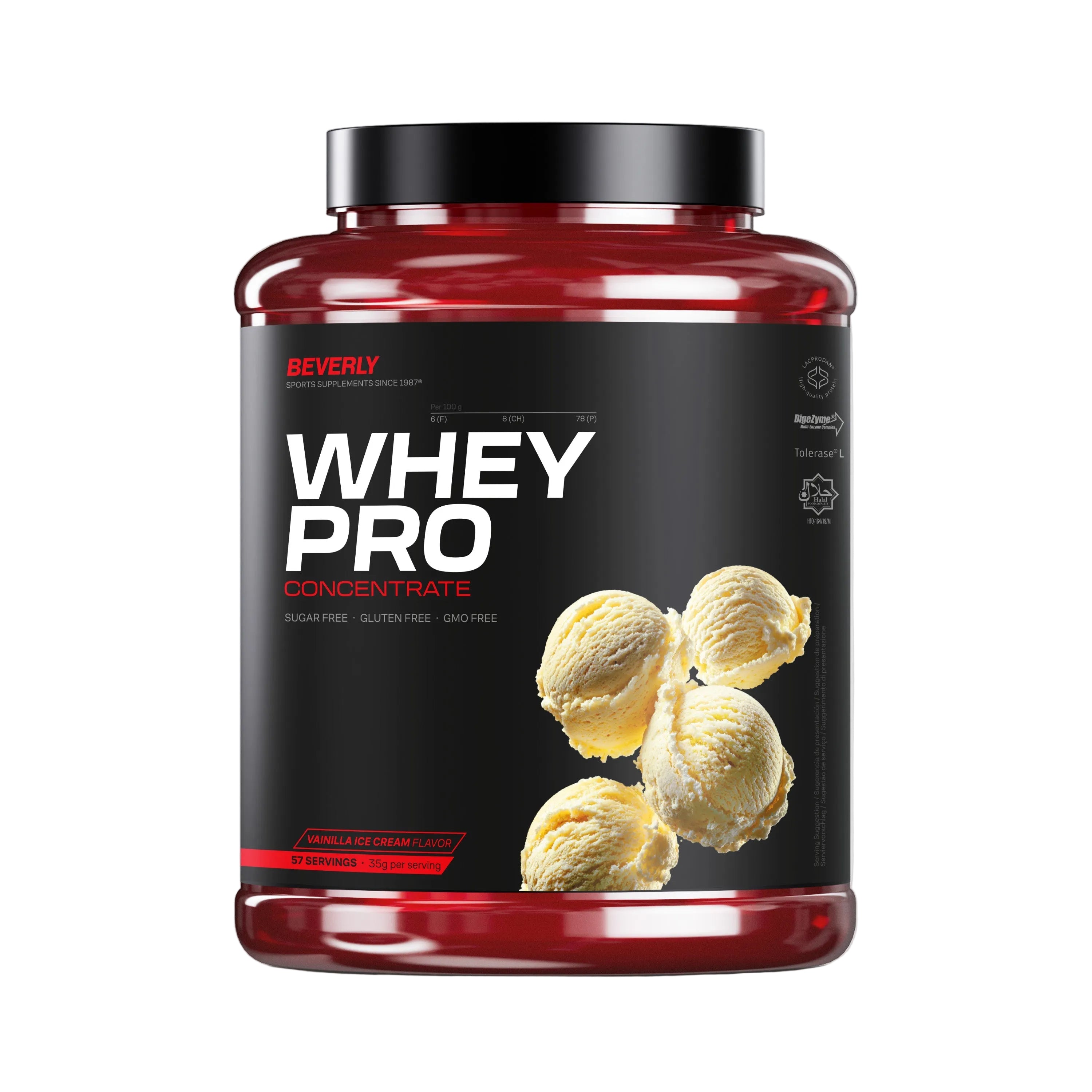 WHEY PRO CONCENTRATE 2KG BEVERLY NUTRITION
